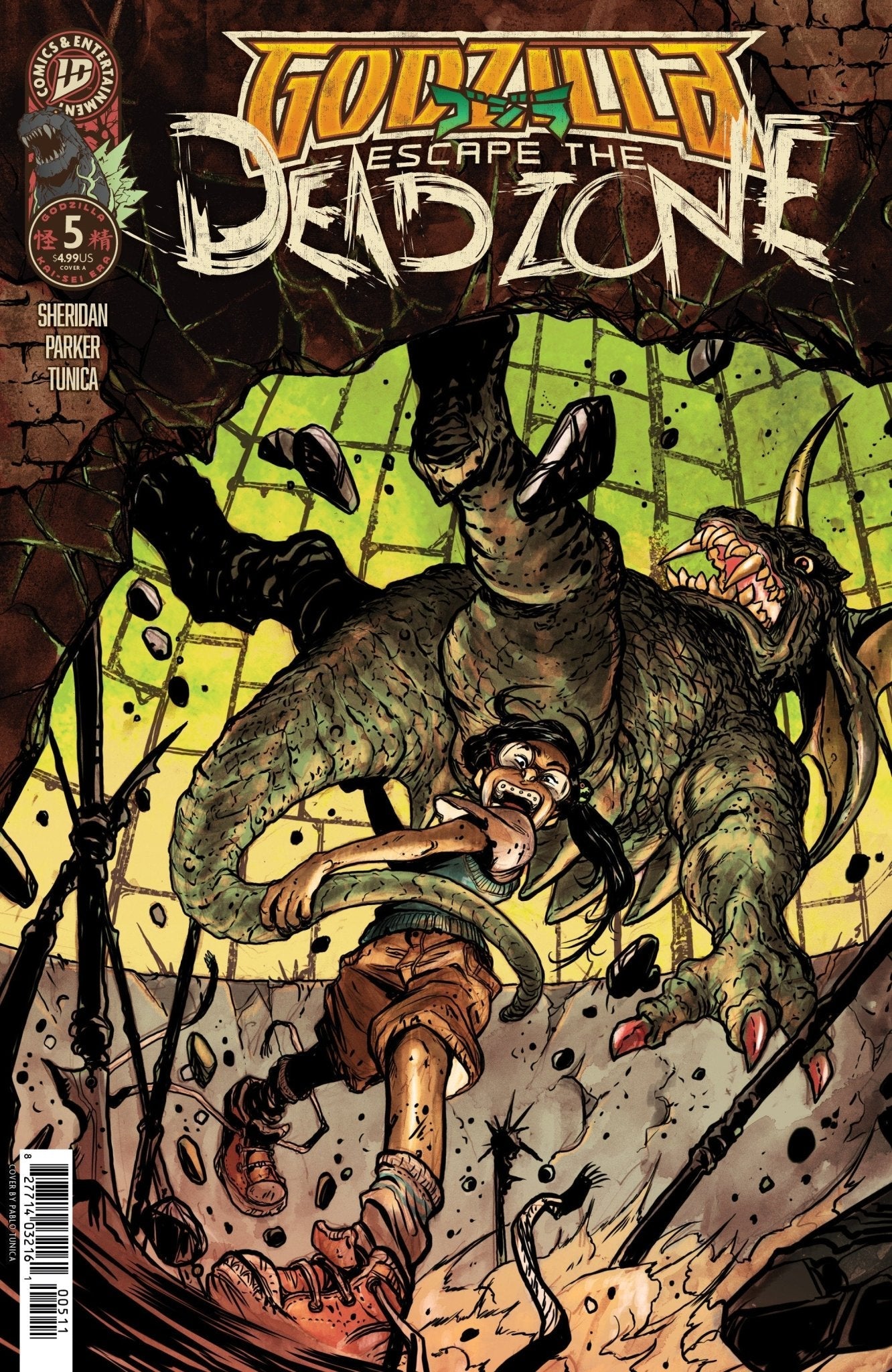 Comics - Godzilla: Escape The Deadzone [Kai Sei Era] 5 Cover A (Tunica) - Fan-Tastic Cards & Comics - IDW Publishing