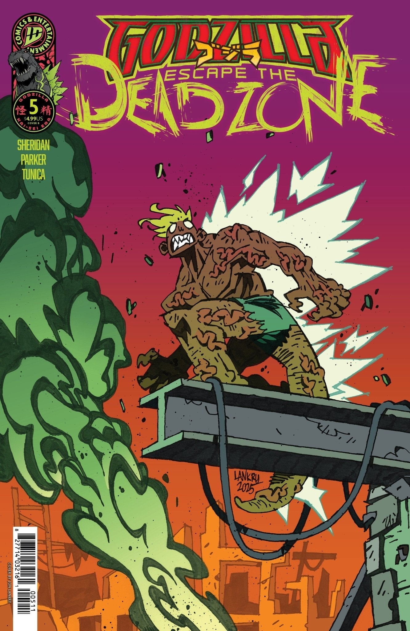 Comics - Godzilla: Escape The Deadzone [Kai Sei Era] 5 Variant B (Lankry) - Fan-Tastic Cards & Comics - IDW Publishing