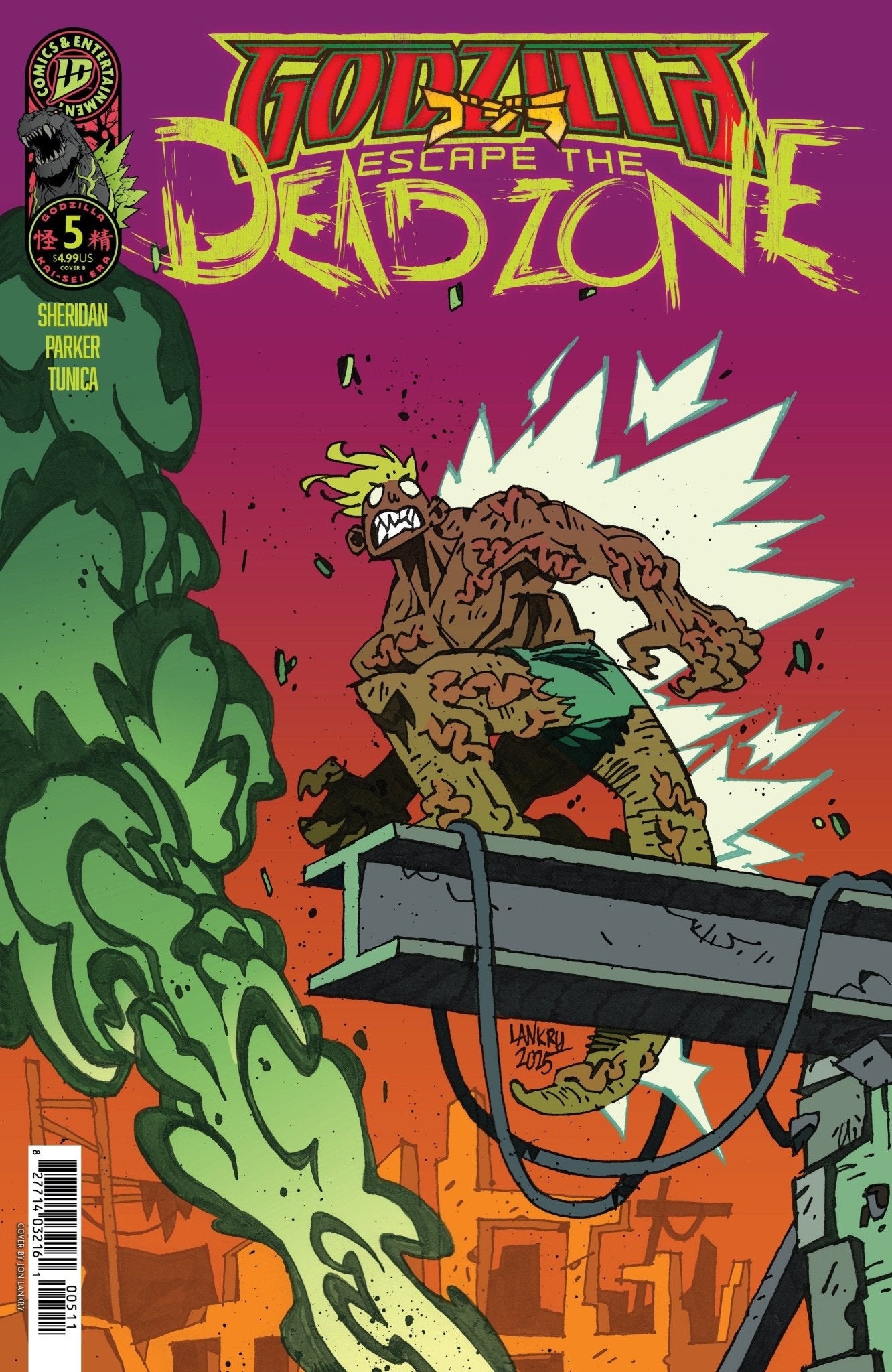 Comics - Godzilla: Escape The Deadzone [Kai Sei Era] 5 Variant B (Lankry) - Fan - Tastic Cards & Comics - IDW Publishing