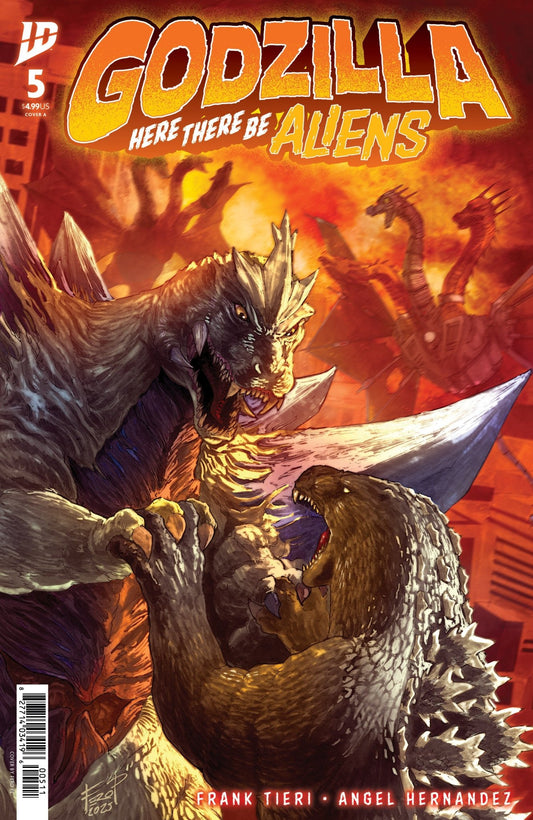 Comics - Godzilla: Here There Be Aliens 5 Cover A (Pe) - Fan - Tastic Cards & Comics - IDW Publishing