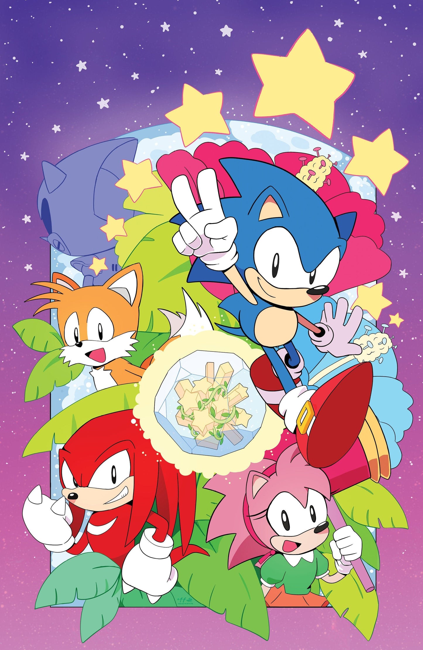 Comics - Sonic The Hedgehog: 35th Anniversary Special Variant C Foil (Ata Full Art) - Fan-Tastic Cards & Comics - IDW Publishing