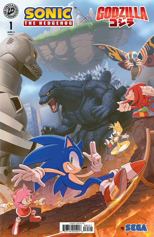 Comics - Sonic The Hedgehog X Godzilla 1 Variant C (Kim) - Fan-Tastic Cards & Comics - IDW Publishing