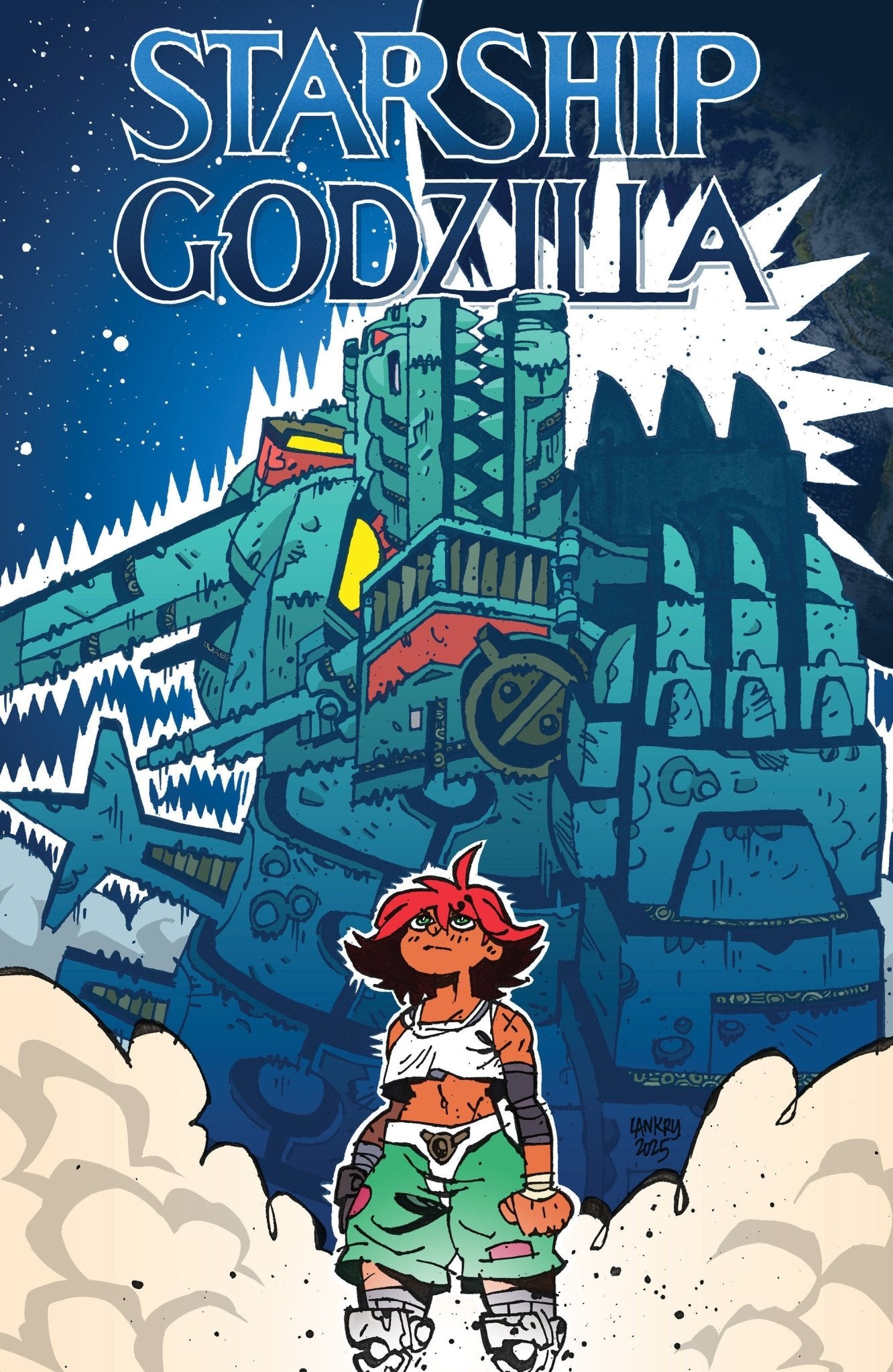Comics - Starship Godzilla [Kai Sei Era] 3 Variant Ri (15) (Lankry Movie Homage Cover) - Fan - Tastic Cards & Comics - IDW Publishing