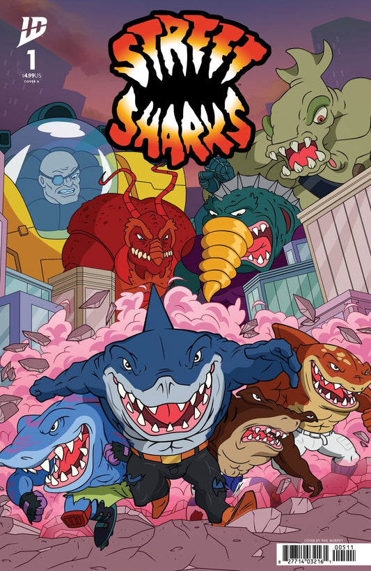 Comics - Street Sharks 1 Cover A (Murphy) - Fan - Tastic Cards & Comics - IDW Publishing