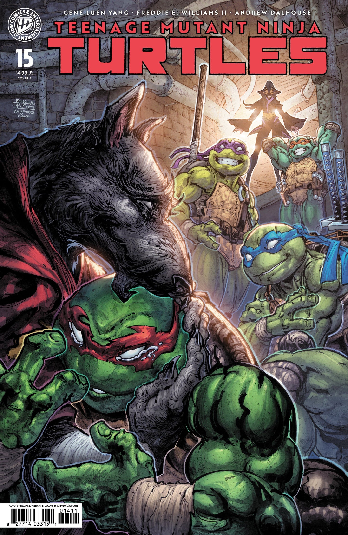 Comics - Teenage Mutant Ninja Turtles 15 Cover A (Williams II) - Fan-Tastic Cards & Comics - IDW Publishing