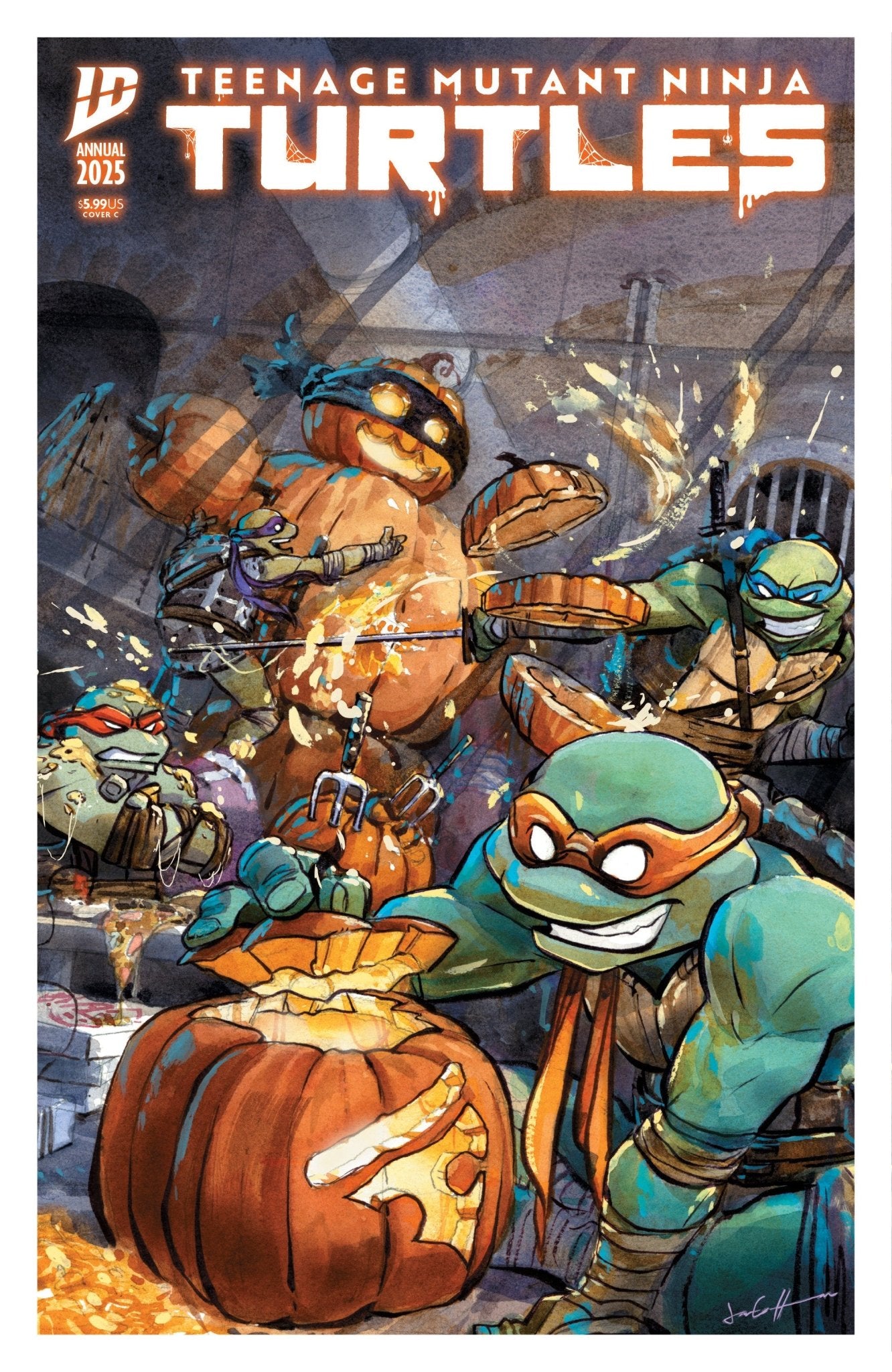 Comics - Teenage Mutant Ninja Turtles: Annual 2025 Variant C (Cullum Holiday Variant) - Fan - Tastic Cards & Comics - IDW Publishing