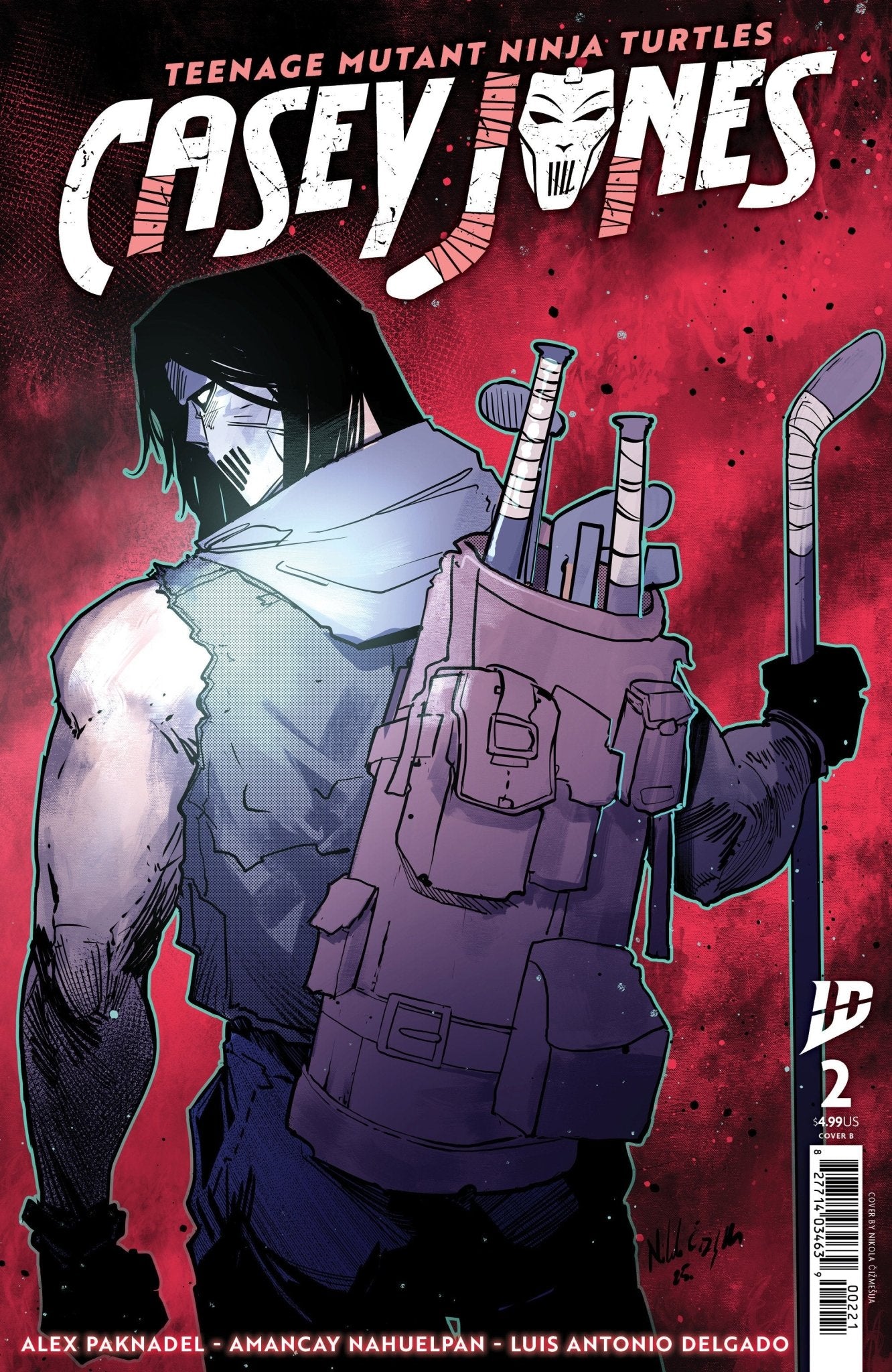 Comics - Teenage Mutant Ninja Turtles: Casey Jones 2 Variant B (Cizmesija) - Fan - Tastic Cards & Comics - IDW Publishing