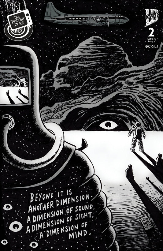 Comics - The Twilight Zone 2 Variant B (Francavilla Connecting Cover) - Fan - Tastic Cards & Comics - IDW Publishing