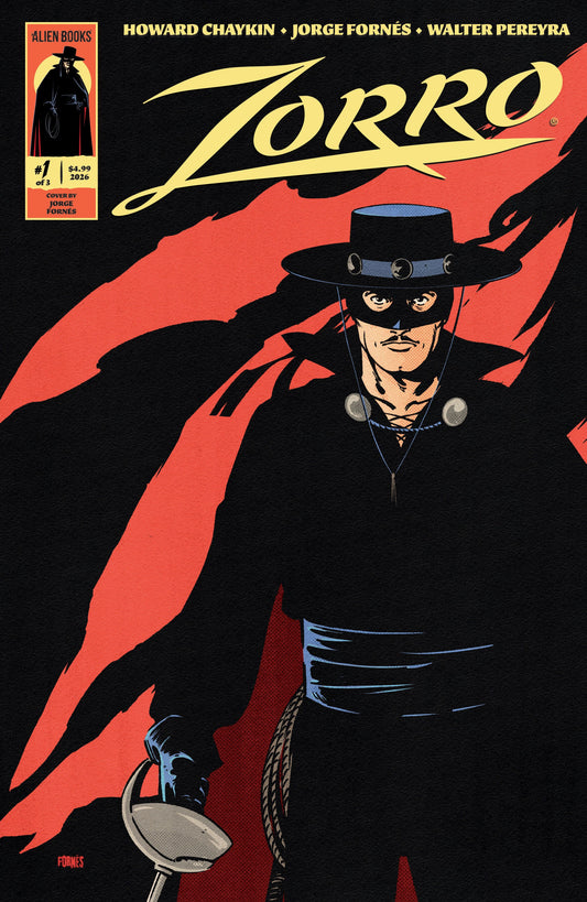 Comics - Zorro 1 Cover A (Fornés) - Fan-Tastic Cards & Comics - IDW Publishing