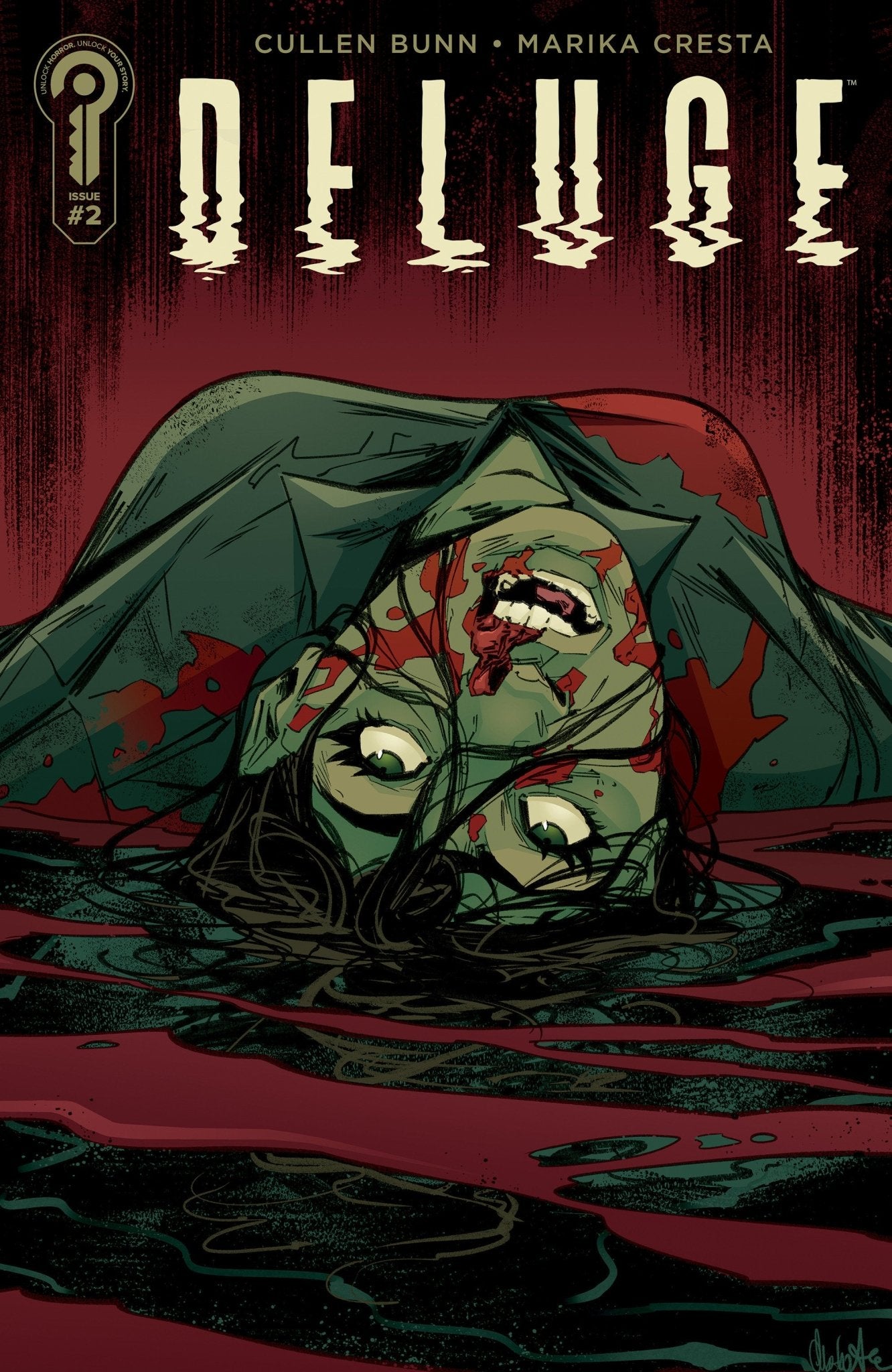 Comics - Deluge 2 Cover B Marika Cresta - Fan - Tastic Cards & Comics - Ignition Press