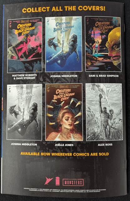 Comics - Creature from the Black Lagoon 2024 1:10 Danae Kilaidoni - Fan - Tastic Cards & Comics - Image Comics