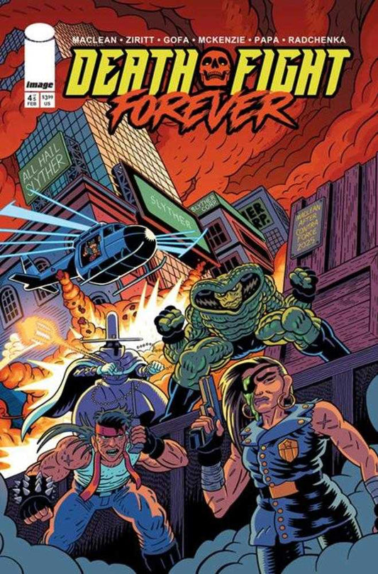 Comics - Death Fight Forever 4 (Of 5) Cover A Andrew Maclean (Mature) - Fan-Tastic Cards & Comics - Image Comics