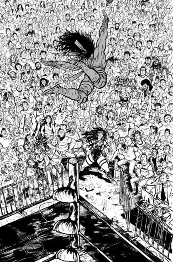 Comics - Do A Powerbomb Black And White 1 (Of 3) Cover D Daniel Warren Johnson Variant - Fan-Tastic Cards & Comics - Image Comics