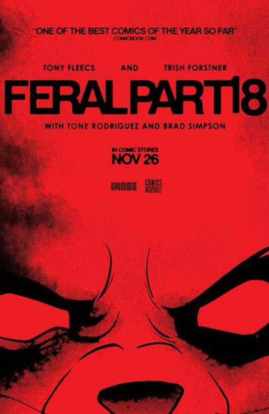 Comics - Feral 18 Cover B Tony Fleecs & Trish Forstner Movie Poster Homage Variant - Fan-Tastic Cards & Comics - Image Comics