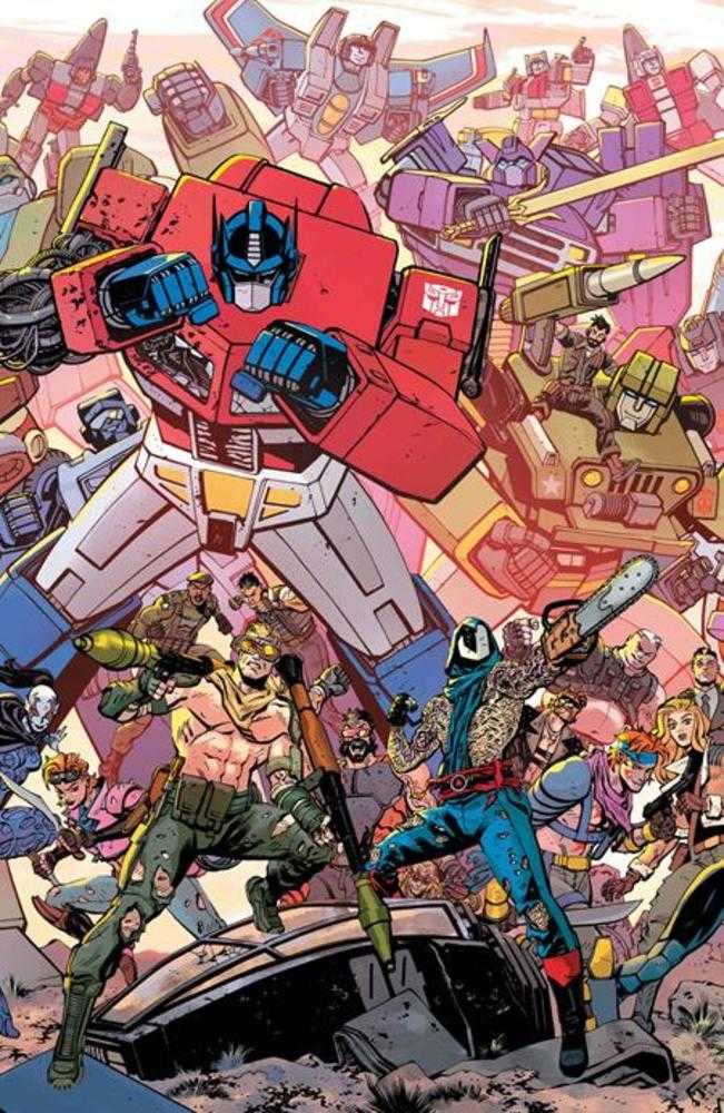 Comics - G.I. Joe 23 Cover F Tom Reilly & Adriano Lucas Transformers Energon Universe 3rd Anniversary Connecting Variant - Fan-Tastic Cards & Comics - Image Comics