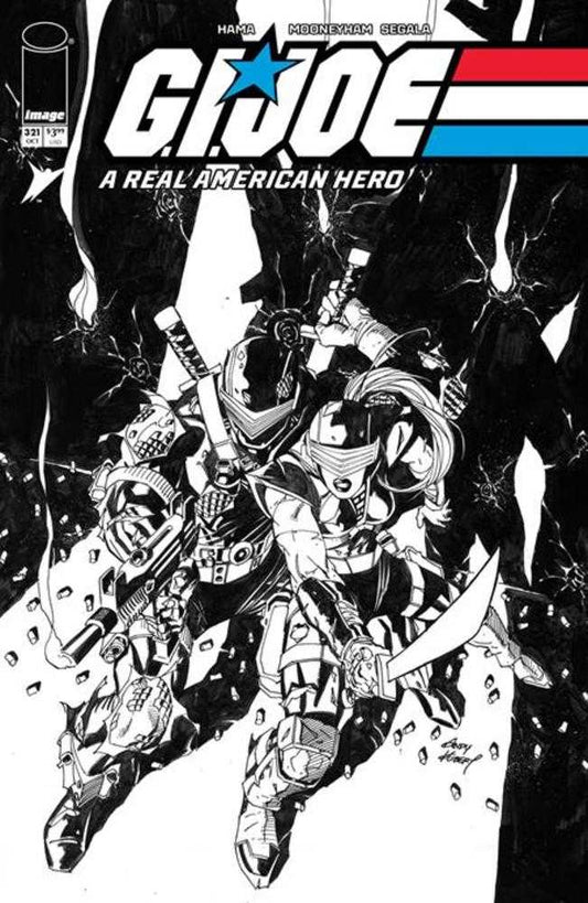 Comics - G.I. Joe A Real American Hero 321 Cover B Andy Kubert Black & White Variant - Fan - Tastic Cards & Comics - Image Comics