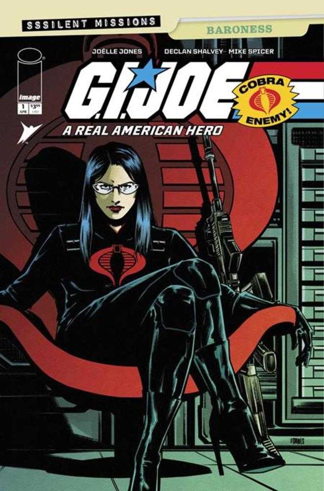 Comics - G.I. Joe A Real American Hero Sssilent Missions Baroness 1 (One Shot) Cover B Jorge Fornes Variant - Fan-Tastic Cards & Comics - Image Comics