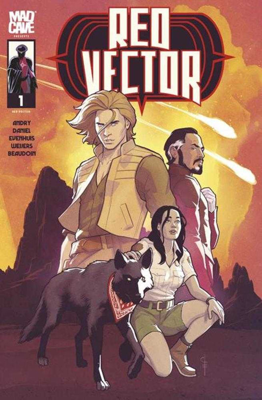 Comics - Red Vector 1 (Of 5) Cover A Chris Evenhuis - Fan - Tastic Cards & Comics - Mad Cave Studios