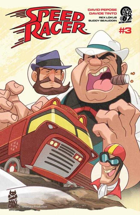 Comics - Speed Racer 3 Cover B Sean Galloway Retro Manga Variant - Fan - Tastic Cards & Comics - Mad Cave Studios