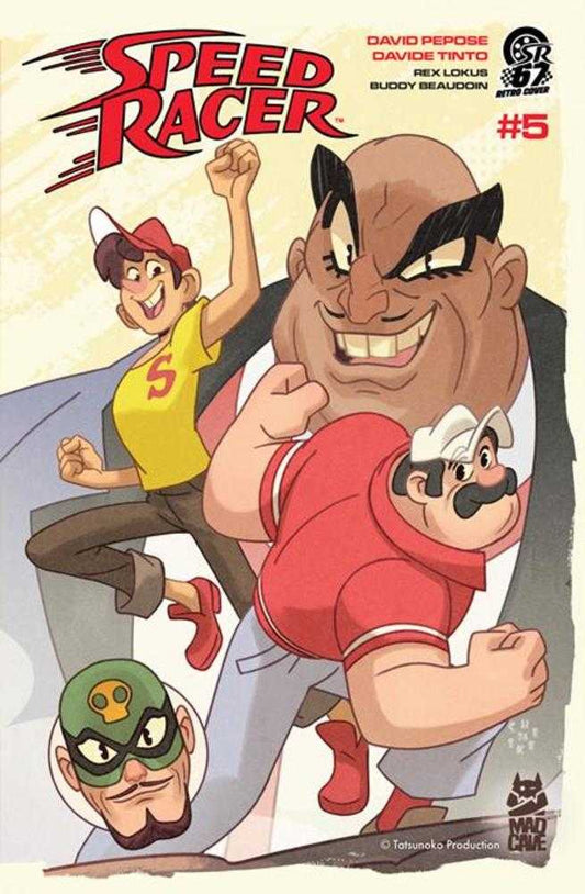 Comics - Speed Racer 5 Cover B Sean Galloway Retro Manga Variant - Fan - Tastic Cards & Comics - Mad Cave Studios