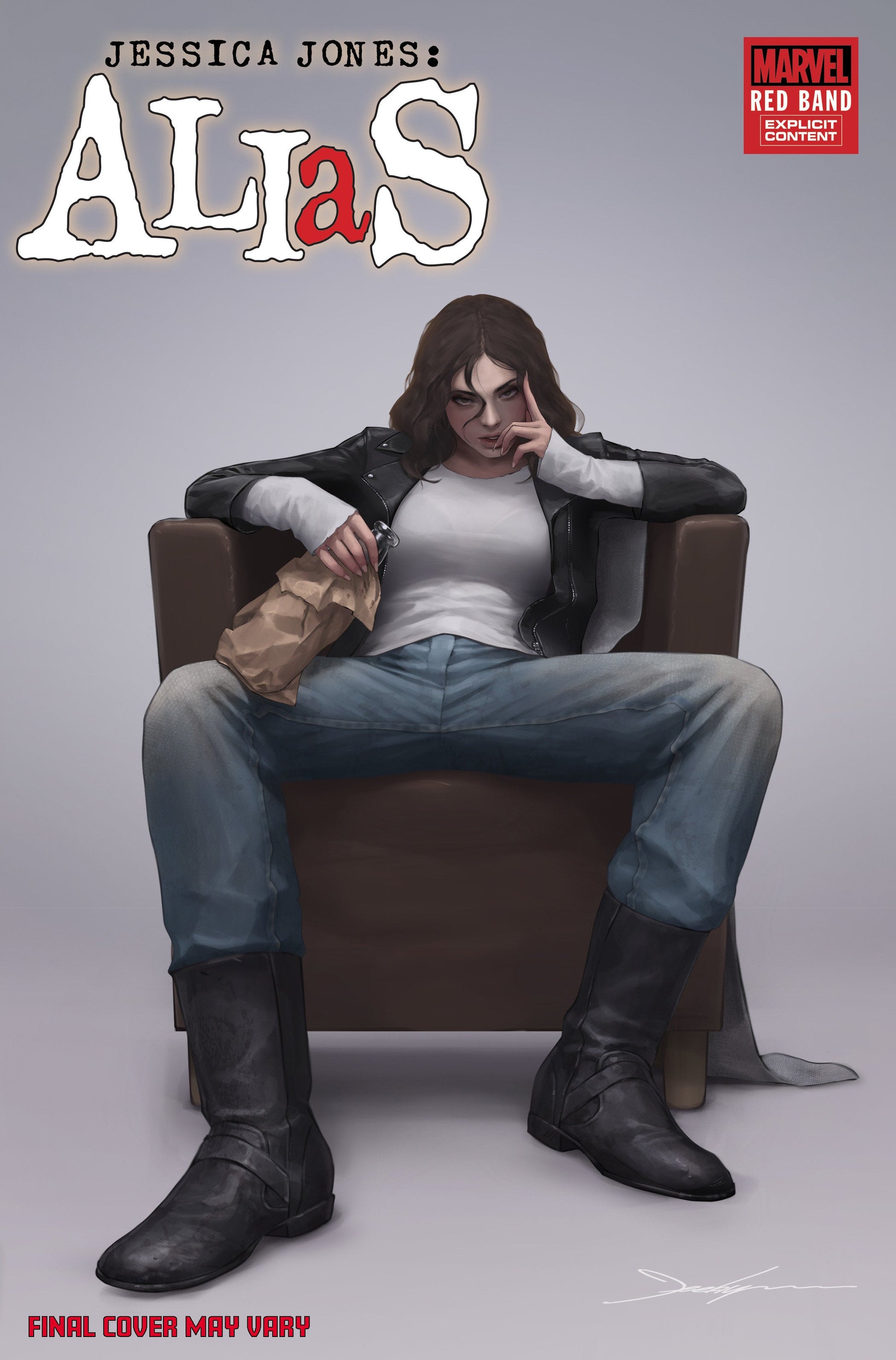 Comics - Alias: Red Band 1 Jeehyung Lee Variant [Polybagged] - Fan-Tastic Cards & Comics - Marvel Comics
