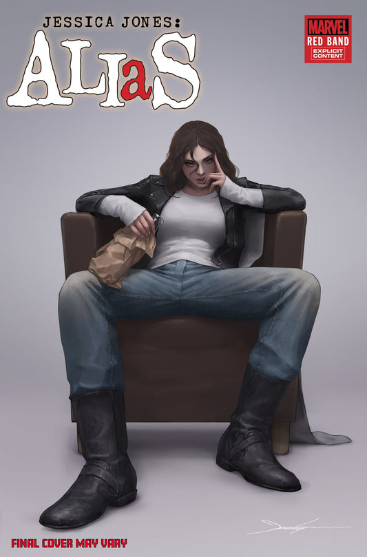 Comics - Alias: Red Band 1 Jeehyung Lee Variant [Polybagged] - Fan-Tastic Cards & Comics - Marvel Comics
