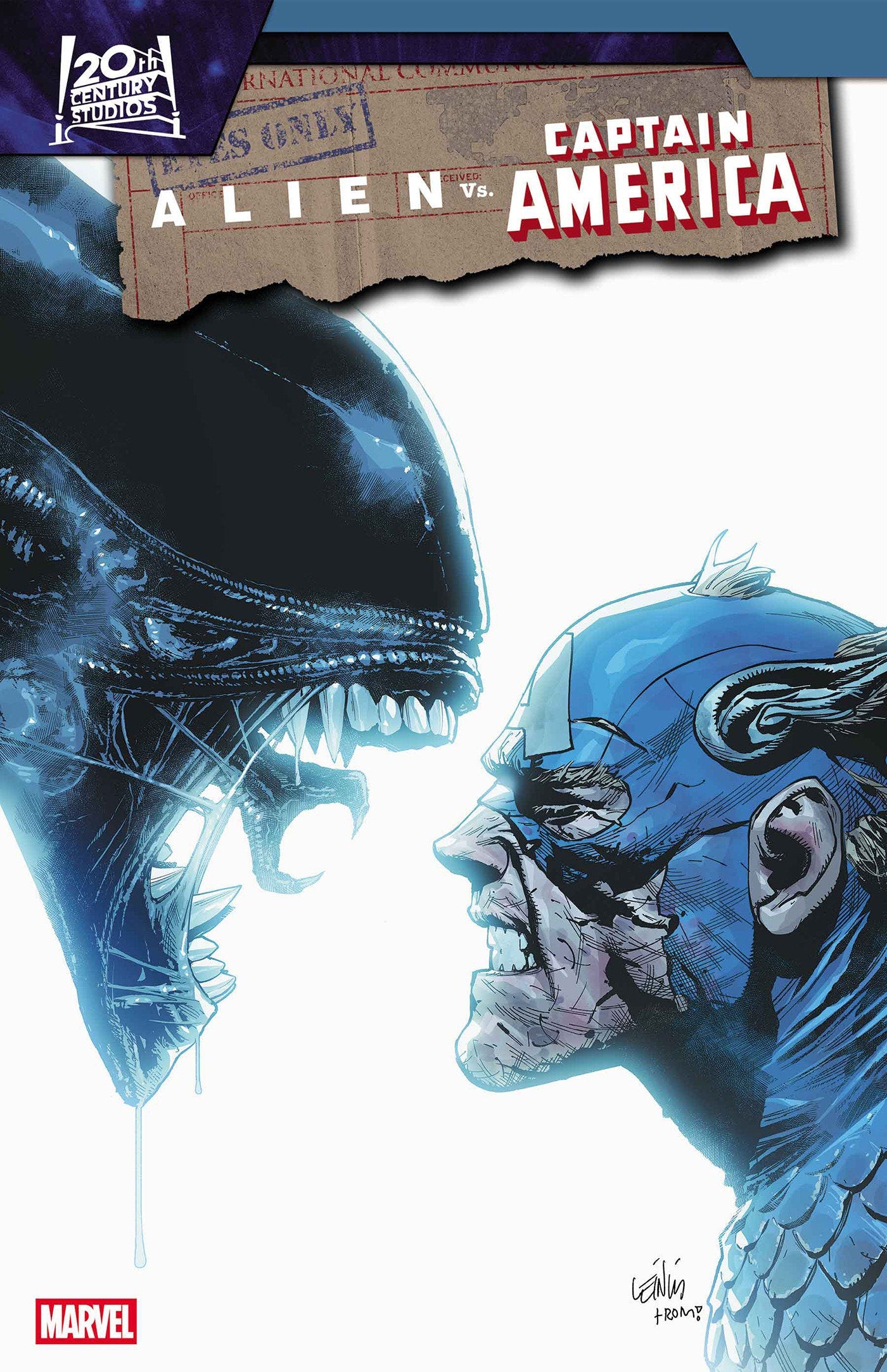 Comics - Alien vs. Captain America 4 - Fan-Tastic Cards & Comics - Marvel Comics