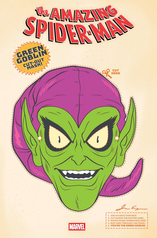 Comics - Amazing Spider Man 12 Retro Halloween Mask Variant - Fan - Tastic Cards & Comics - Marvel Comics