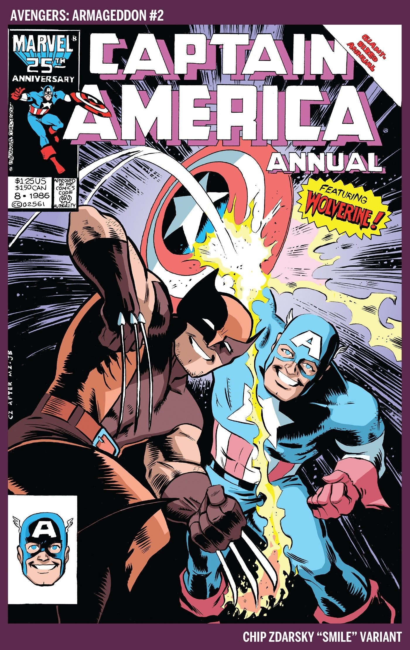Comics - Avengers: Armageddon 2 Chip Zdarsky Smile Variant - Fan-Tastic Cards & Comics - Marvel Comics