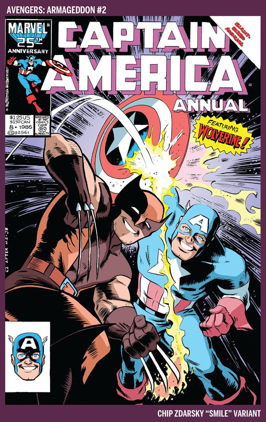 Comics - Avengers: Armageddon 2 Chip Zdarsky Smile Variant - Fan-Tastic Cards & Comics - Marvel Comics