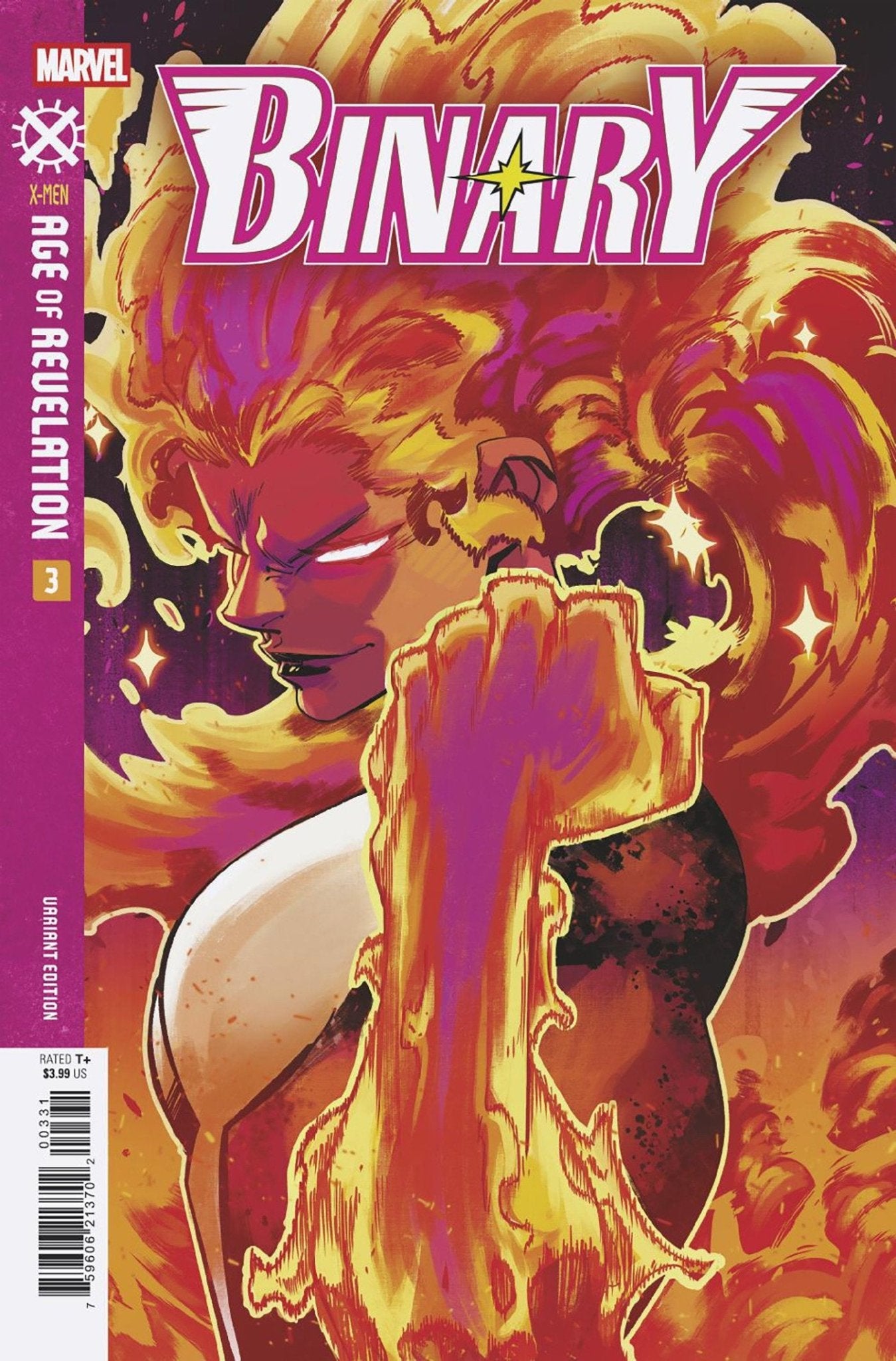 Comics - Binary 3 Daniele Dinicolo Variant [AOR] - Fan - Tastic Cards & Comics - Marvel Comics