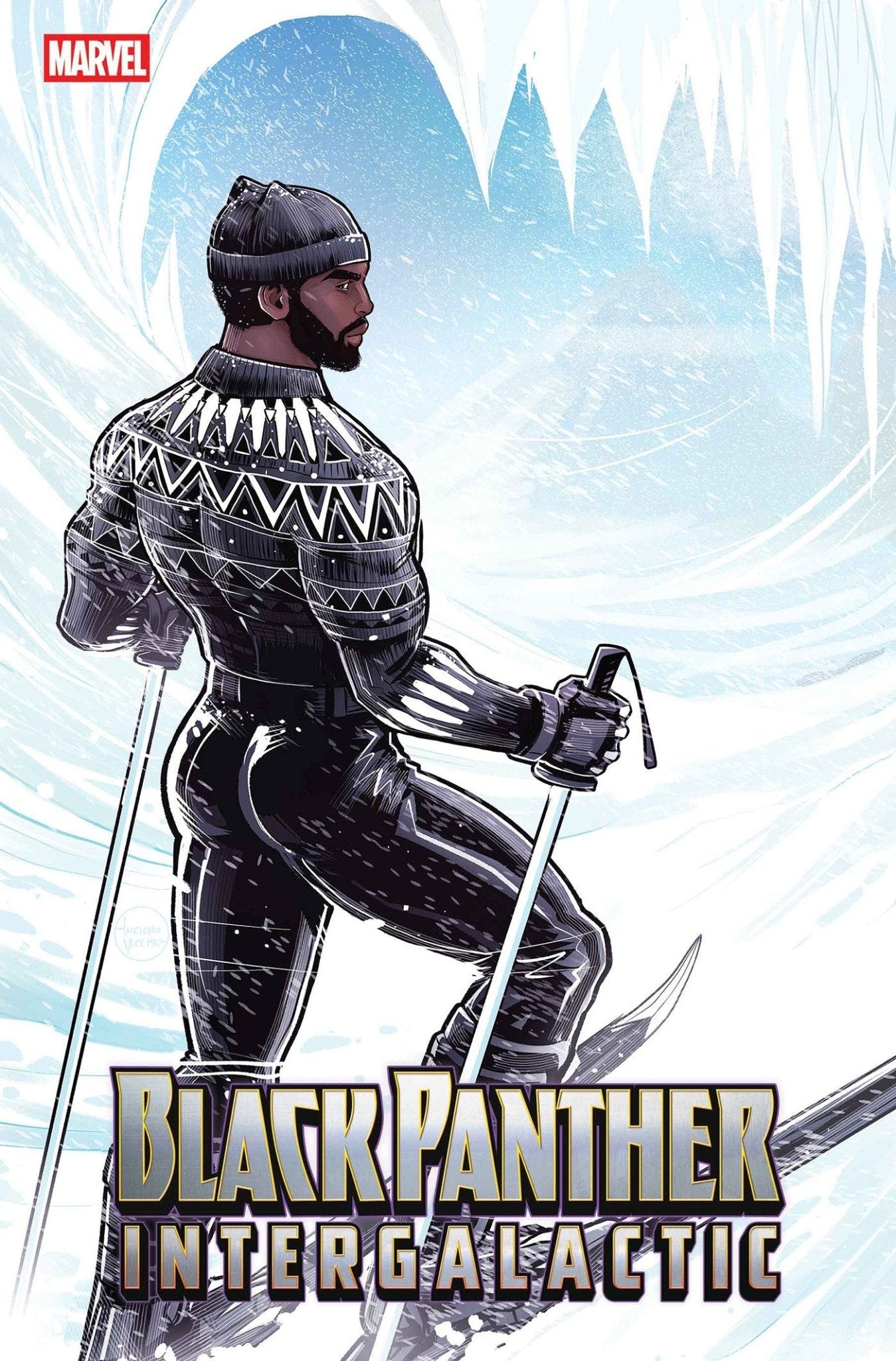 Comics - Black Panther: Intergalactic 1 Luciano Vecchio Winter Break Variant - Fan-Tastic Cards & Comics - Marvel Comics