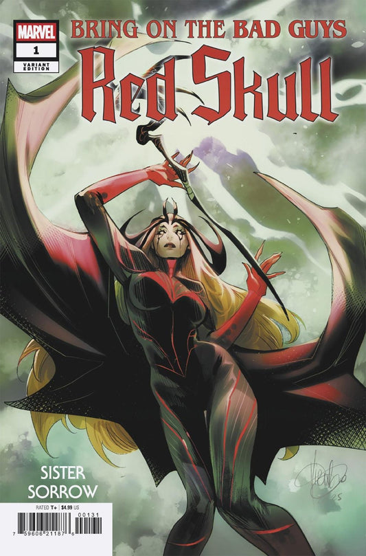 Comics - Bring On The Bad Guys: Red Skull 1 Mirka Andolfo Sister Sorrow Variant - Fan - Tastic Cards & Comics - Marvel Comics