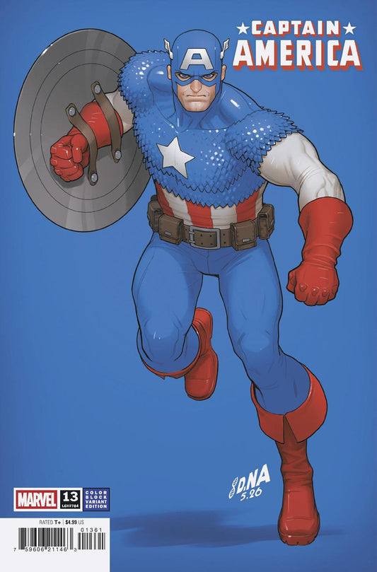 Comics - Captain America 13 David Nakayama Color Block Blue Variant [Arm] - Fan-Tastic Cards & Comics - Marvel Comics