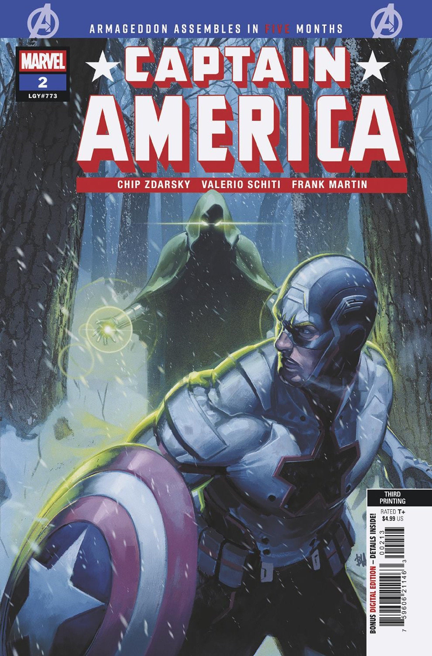 Comics - Captain America 2 Ben Harvey 3rd Printing Variant - Fan-Tastic Cards & Comics - Marvel Comics