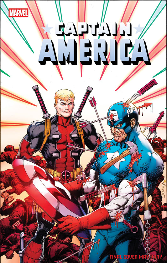 Comics - Captain America 9 Mark Bagley April Pool's Day Variant - Fan-Tastic Cards & Comics - Marvel Comics