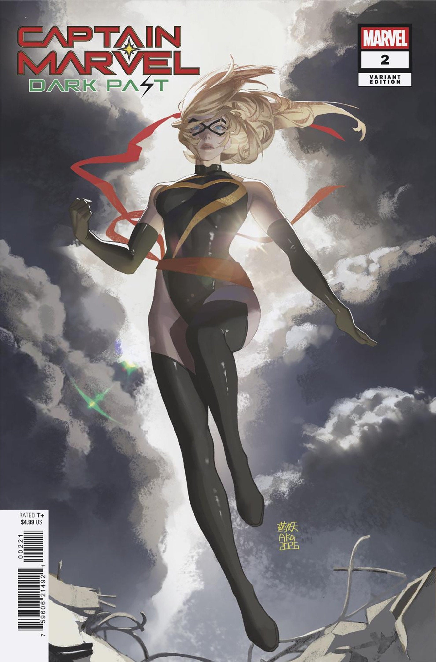Comics - Captain Marvel: Dark Past 2 Aka Ms. Marvel Variant - Fan-Tastic Cards & Comics - Marvel Comics
