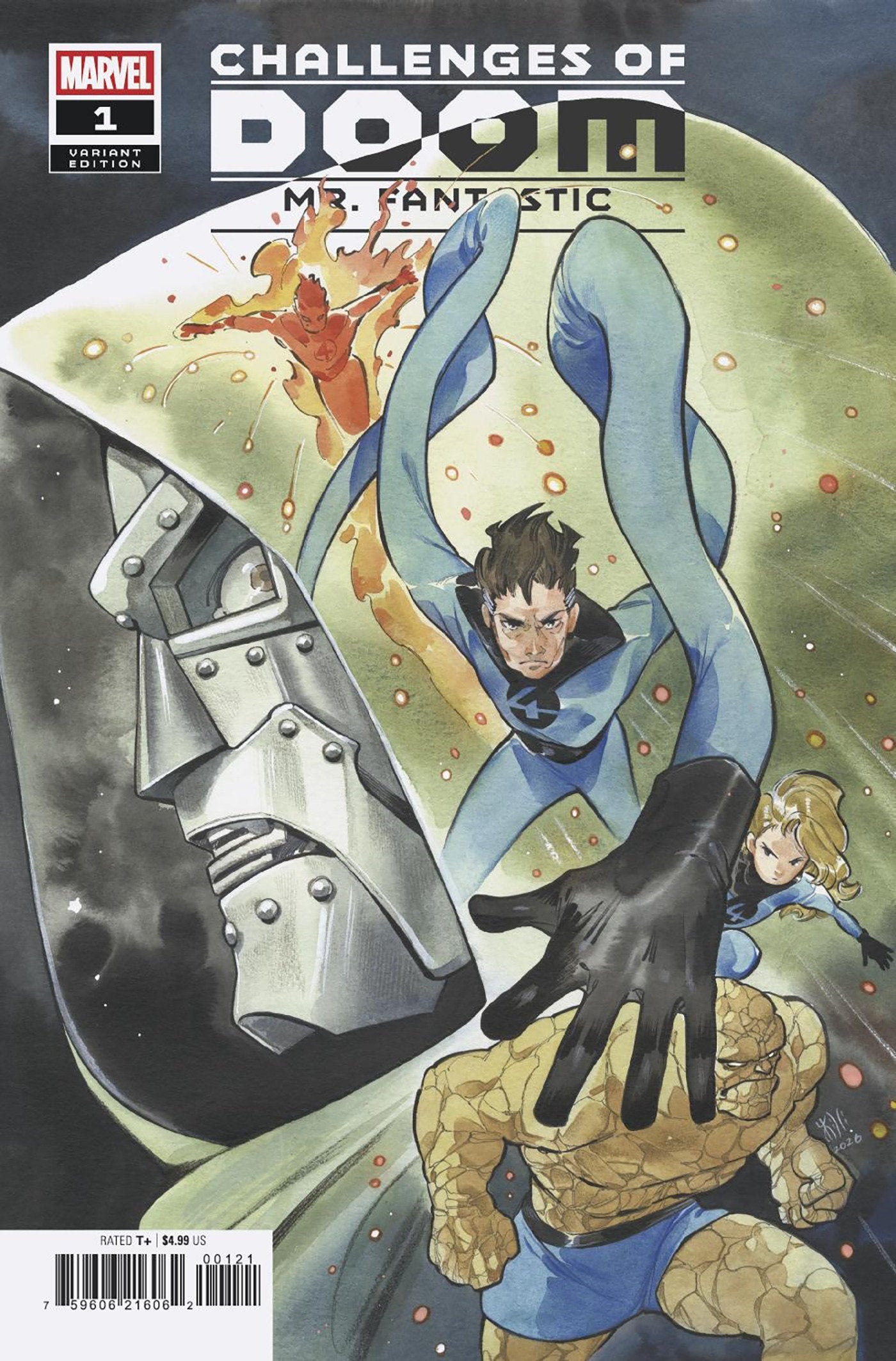 Comics - Challenges Of Doom: Mr. Fantastic 1 Peach Momoko Variant - Fan-Tastic Cards & Comics - Marvel Comics
