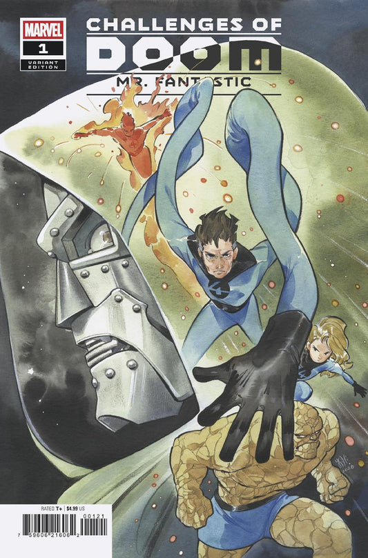 Comics - Challenges Of Doom: Mr. Fantastic 1 Peach Momoko Variant - Fan-Tastic Cards & Comics - Marvel Comics
