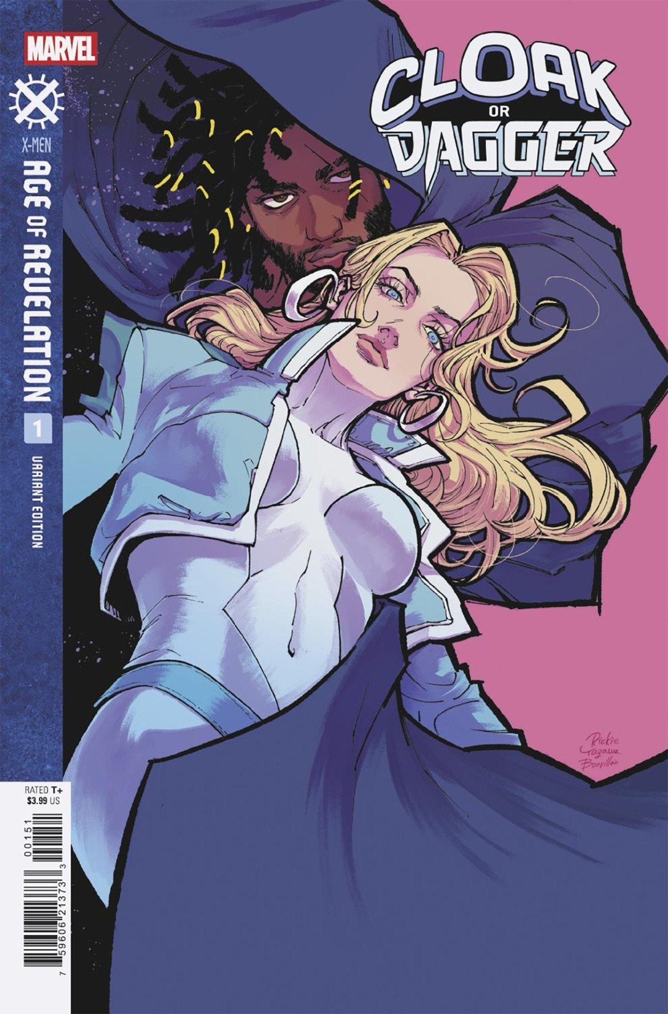 Comics - Cloak Or Dagger 1 Rickie Yagawa Cloak & Dagger Variant [AOR] - Fan - Tastic Cards & Comics - Marvel Comics