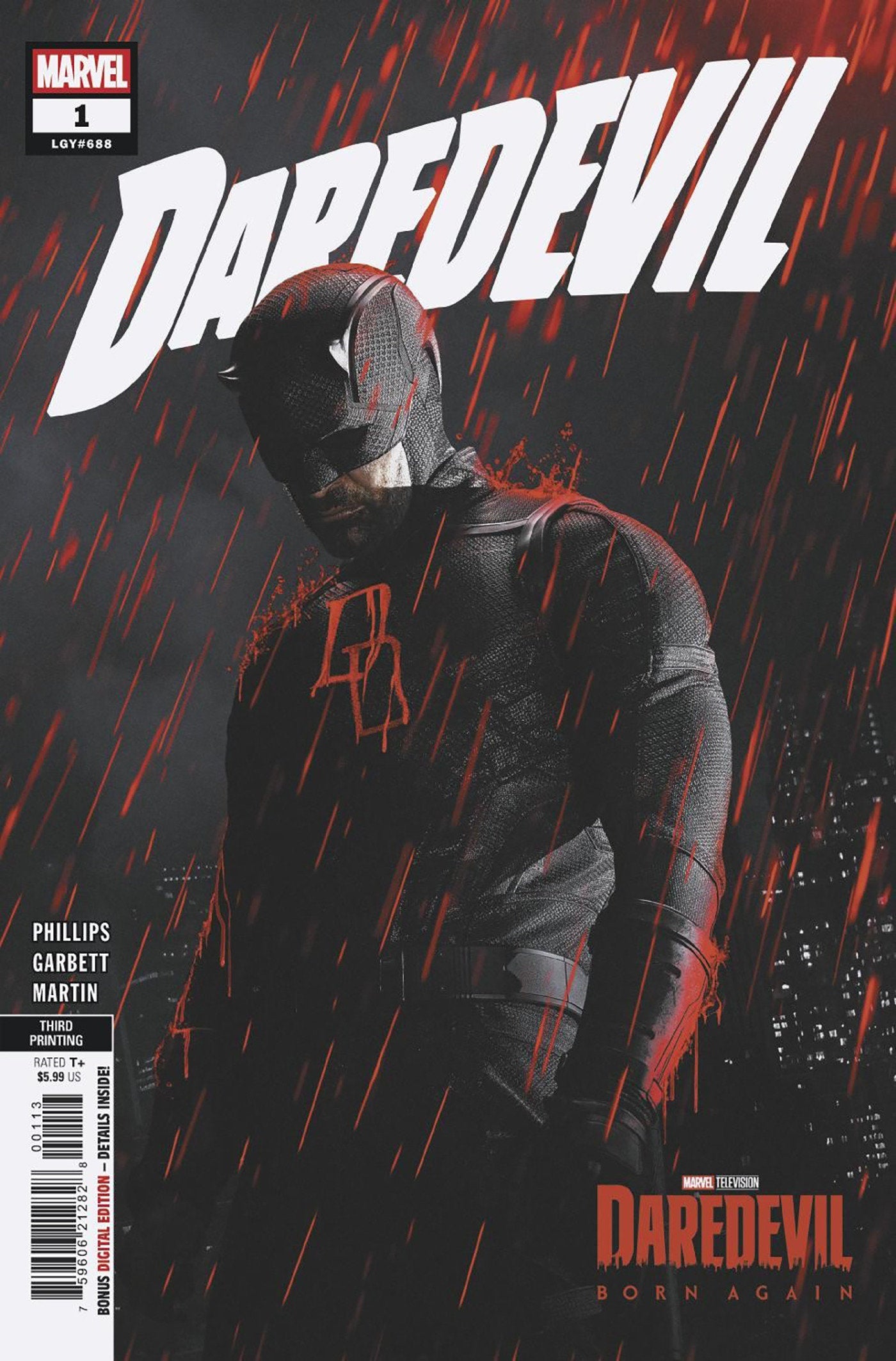 Comics - Daredevil 1 Marvel Television 3rd Printing Variant - Fan-Tastic Cards & Comics - Marvel Comics