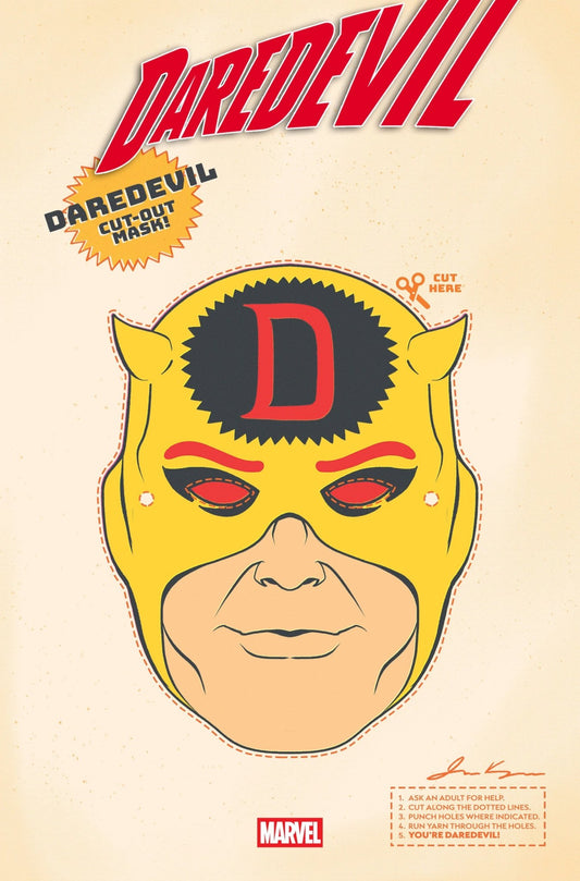 Comics - Daredevil 25 Retro Halloween Mask Variant - Fan - Tastic Cards & Comics - Marvel Comics