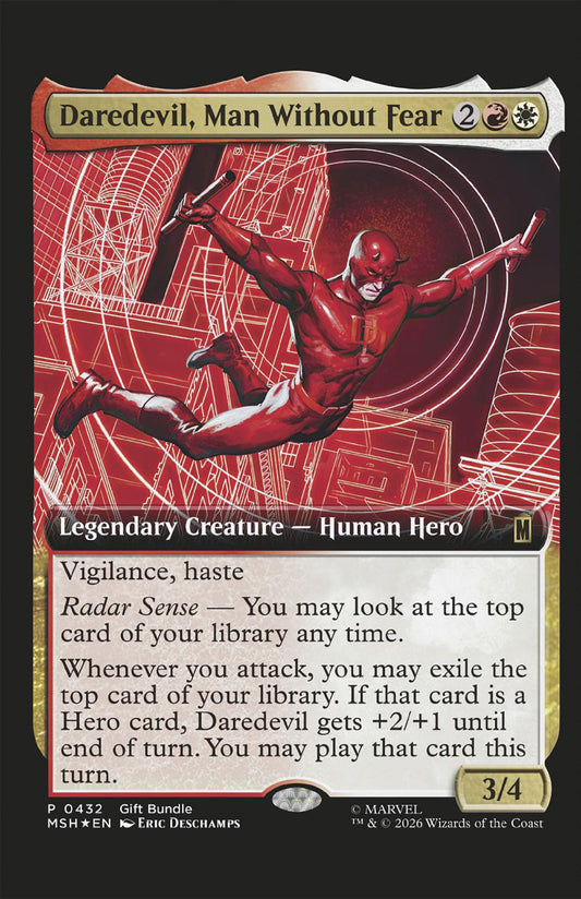 Comics - Daredevil 4 Classified Artist Magic: The Gathering Variant - Fan-Tastic Cards & Comics - Marvel Comics