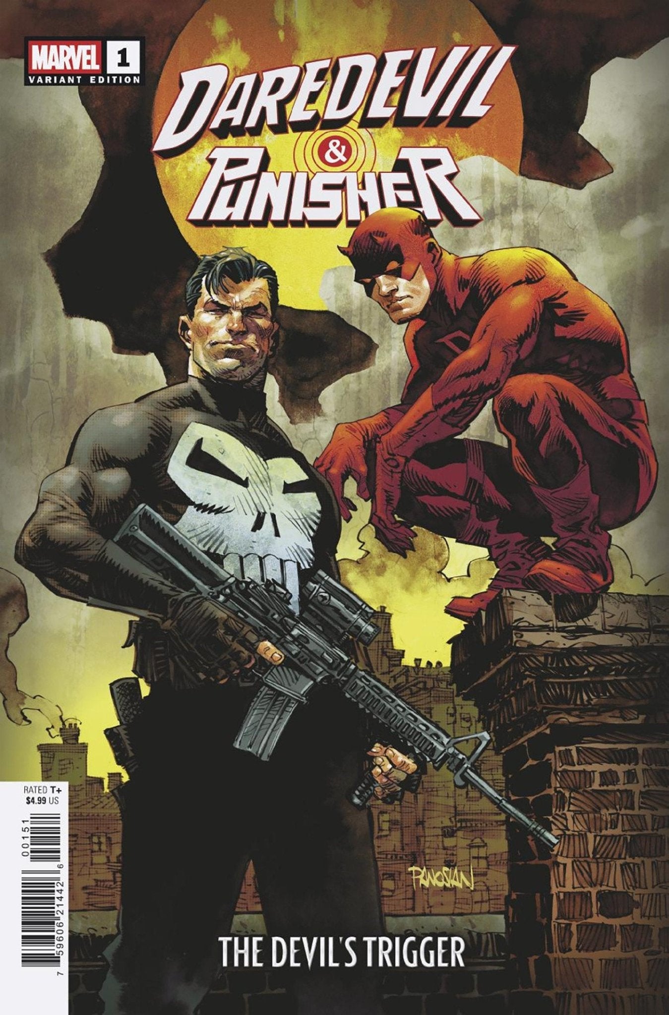 Comics - Daredevil/Punisher: The Devil's Trigger 1 Dan Panosian Variant - Fan-Tastic Cards & Comics - Marvel Comics