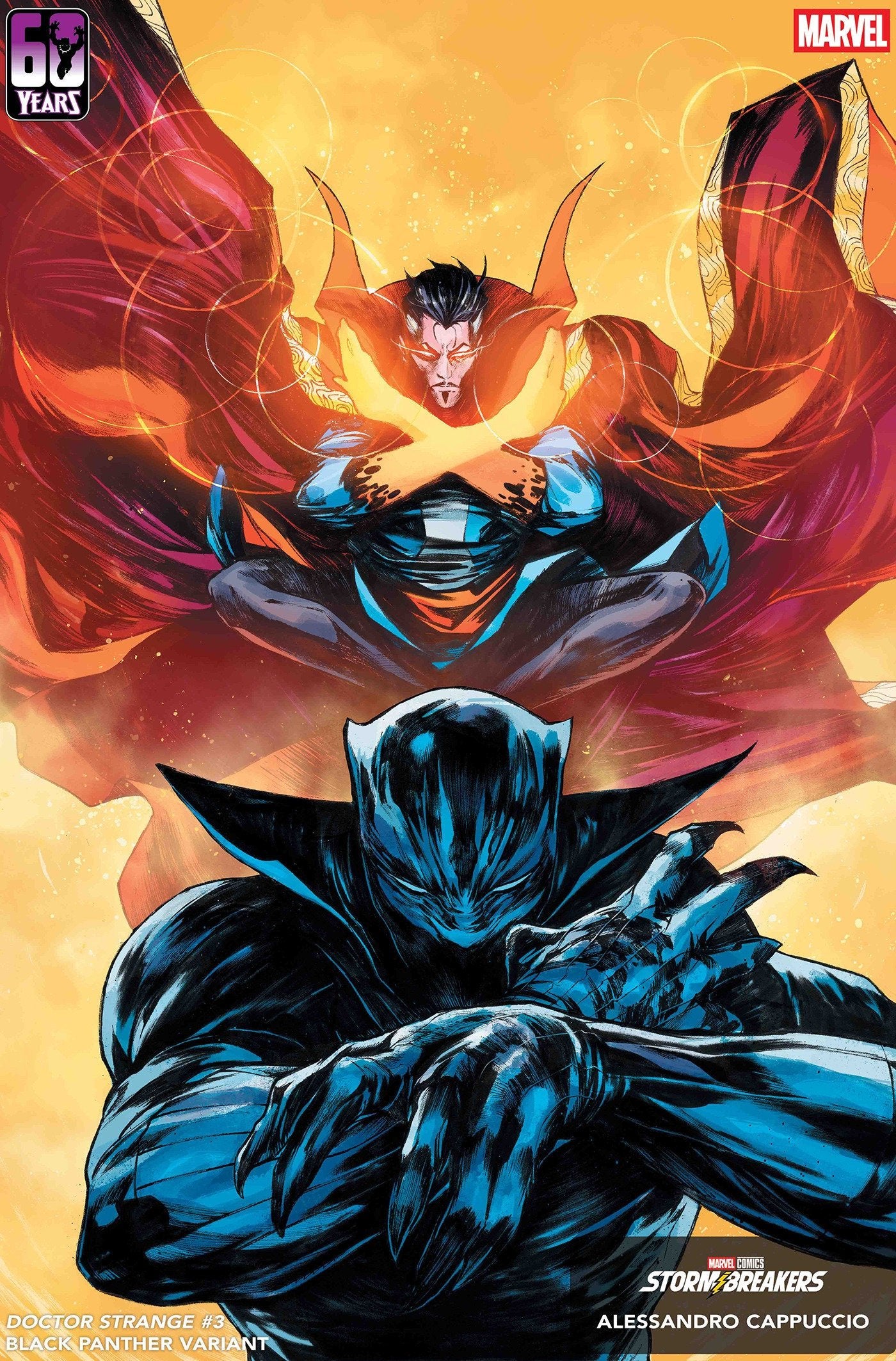 Comics - Doctor Strange 3 Alessandro Cappuccio Black Panther Variant - Fan-Tastic Cards & Comics - Marvel Comics