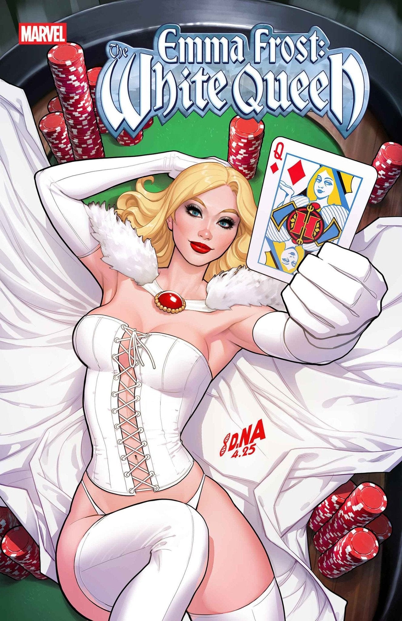 Comics - Emma Frost: The White Queen 4 - Fan - Tastic Cards & Comics - Marvel Comics