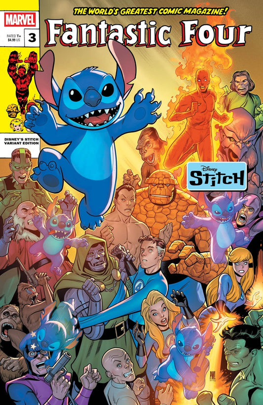 Comics - Fantastic Four 3 Paco Medina Disney Stitch Variant [Doom] - Fan - Tastic Cards & Comics - Marvel Comics