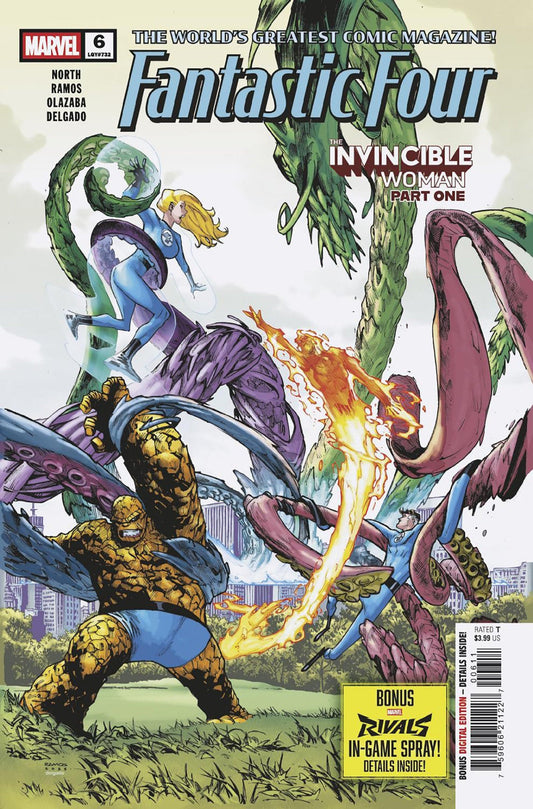 Comics - Fantastic Four 6 - Fan-Tastic Cards & Comics - Marvel Comics