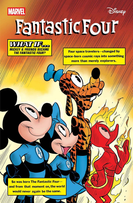Comics - Fantastic Four 6 Ivan Bigarella Disney What If? Fantastic Four Homage Variant - Fan-Tastic Cards & Comics - Marvel Comics