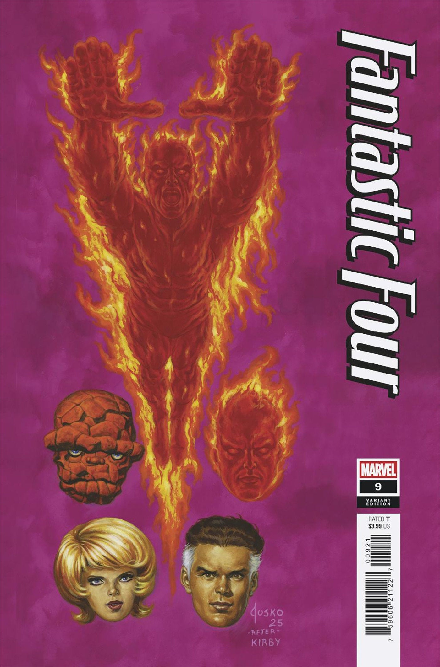 Comics - Fantastic Four 9 Joe Jusko Variant - Fan-Tastic Cards & Comics - Marvel Comics